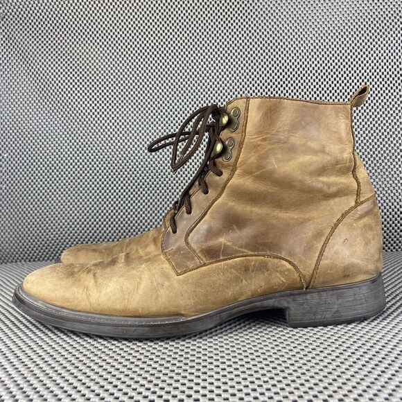 Velez Chukka Boots Mens Size 42 Brown Leather Lace Up Casual - Picture 2 of 10